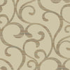 York Designer Series Dazzling Coil Beige Wallpaper