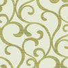 York Designer Series Dazzling Coil Cream With Metallic Yellowish Green Wallpaper