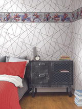 York Wallcoverings Spider-Man Fracture Black Wallpaper