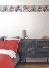 York Wallcoverings Spider-Man Fracture Grey Wallpaper