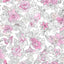 York Wallcoverings Disney Princess Royal Floral Magenta Wallpaper
