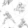 York Spider-Man Fracture Black/Gray Wallpaper