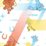 York Wallcoverings Disney & Pixar Toy Story 4 Retro Blue & Orange Wallpaper