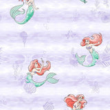 York Wallcoverings Disney The Little Mermaid Swim Purple Wallpaper
