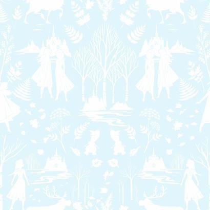 York Wallcoverings Disney Frozen 2 Nordic Green & Glitter Wallpaper