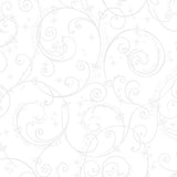 York Wallcoverings Disney Princess Perfect Scroll White Glitter Wallpaper