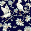 Florence Broadhurst Egrets Navy Wallpaper