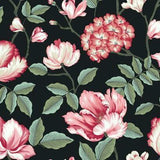York Wallcoverings Morning Garden Black Wallpaper