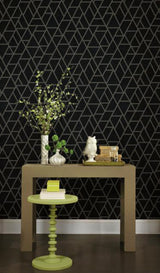 York Wallcoverings Pathways Grey Wallpaper