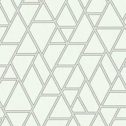 York Wallcoverings Pathways White & Grey Wallpaper