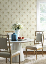 York Wallcoverings Evening Star Cream Wallpaper
