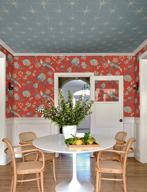 York Wallcoverings Evening Star Blue Wallpaper