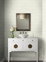 York Wallcoverings Boxwood Garden Beige Wallpaper