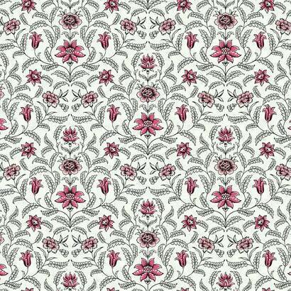 York Wallcoverings Vintage Blooms Red Wallpaper