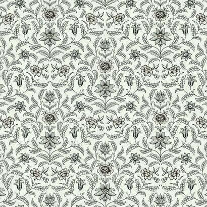 York Wallcoverings Vintage Blooms Grey Wallpaper