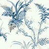 York Enchanted Fern Blue Wallpaper