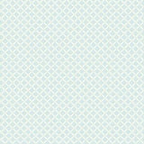 York Wallcoverings Diamond Gate Blue & White Wallpaper