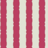York Wallcoverings Scalloped Stripe Red Wallpaper