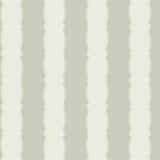 York Wallcoverings Scalloped Stripe Grey Wallpaper