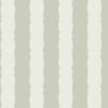 York Scalloped Stripe Gray Wallpaper