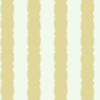 York Scalloped Stripe Yellow Wallpaper
