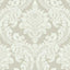 York Wallcoverings Tapestry Damask Off White Wallpaper