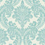 York Wallcoverings Tapestry Damask Teal Wallpaper