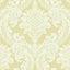 York Wallcoverings Tapestry Damask Yellow Wallpaper