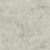 York Entablature Scroll Gray Wallpaper