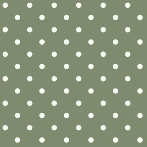 Magnolia Home Dots On Dots White & Green Wallpaper