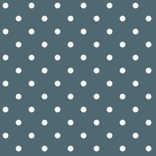 Magnolia Home Dots On Dots White & Blue Wallpaper