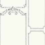 Magnolia Home French Panel White & Black Wallpaper