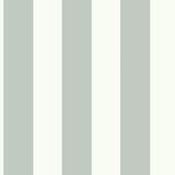 Magnolia Home Awning Stripe Green & White Wallpaper