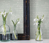 Magnolia Home Noteworthy Green & White Wallpaper