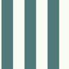 Magnolia Home Awning Stripe Removable Blue/White Wallpaper