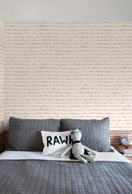 Magnolia Home Hill & Horizon Pink Wallpaper
