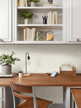 Magnolia Home Cross Stitch Pink Wallpaper