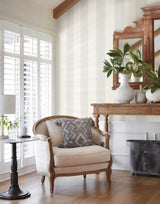 Magnolia Home Thread Stripe Blue Wallpaper