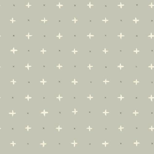 Magnolia Home Cross Stitch Grey Wallpaper