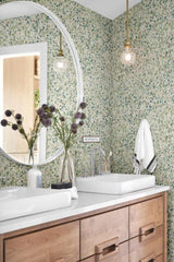 Magnolia Home Meadow Green Wallpaper