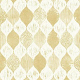 Magnolia Home Woodblock Yellow Wallpaper
