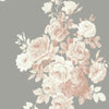 Magnolia Home Tea Rose Blush/Grey Wallpaper