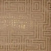 York A Maze Browns Wallpaper