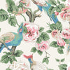 York Garden Plume Cream/Light Blue/Pink Wallpaper