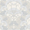 York Yarrow Nouveau Gray/Cream Wallpaper