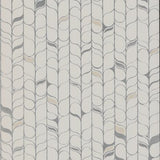 Candice Olson Perfect Petals Off White & Silver Wallpaper