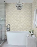 Candice Olson Modern Shell Beige Wallpaper