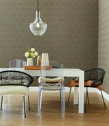 York Wallcoverings Brown Norse Tribal Wallpaper