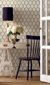 Rifle Paper Co. Laurel Green/White Wallpaper