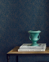 Rifle Paper Co. Champagne Dots Gold/Navy Wallpaper